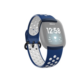 3/4/Sense VEREINSMEISTER Versa Armband D.blau für Uhrenarmband Fitbit zum (2), - Tauschen,
