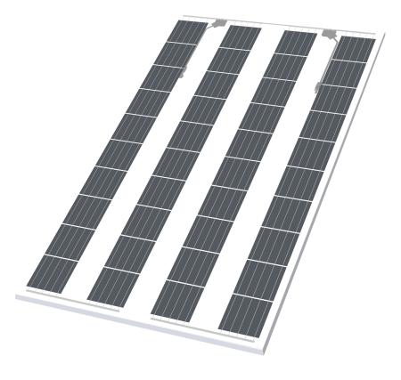 SONNENKRAFT Glas/Glas 200Wp, 40Z, 40% LD, 2x4mm