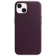 Apple Iphone 13 Leder Case - kirschrot