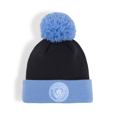 PUMA MCFC ESS Pom Pom Beanie Football