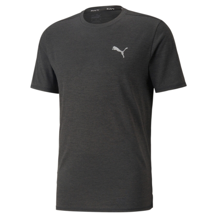 PUMA RUN FAVORITE HEATHER SS TEE M Herren Running