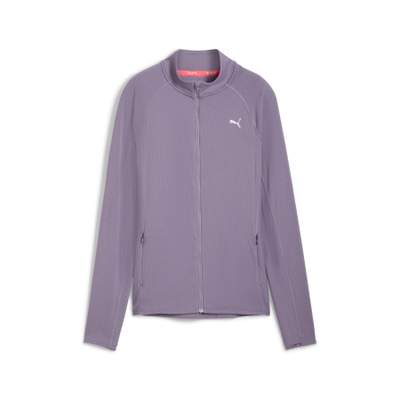 PUMA RUN FOR HER RIBBED FULL ZIP Damen Running