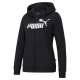 PUMA ESS Logo Full-Zip Hoodie FL Damen Basics