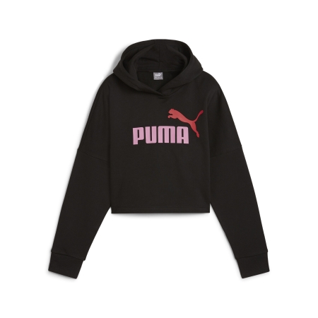 PUMA ESS Logo Cropped Hoodie G Damen Kids