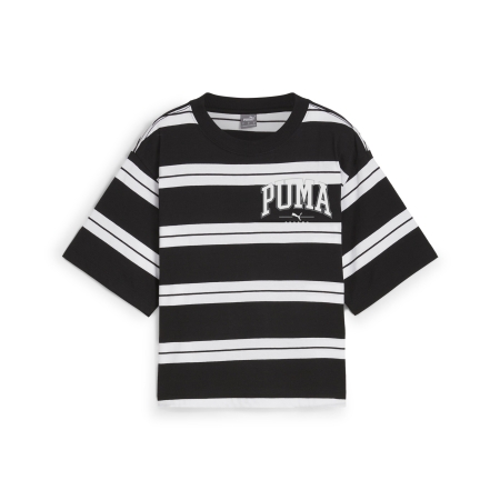 PUMA SQUAD Striped Tee Damen Basics