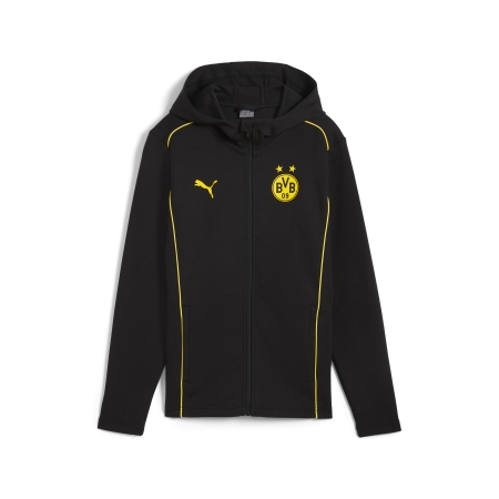 PUMA BVB Casuals Hooded Jkt Jr Football