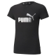 PUMA ESS+ Logo Tee G Damen Kids