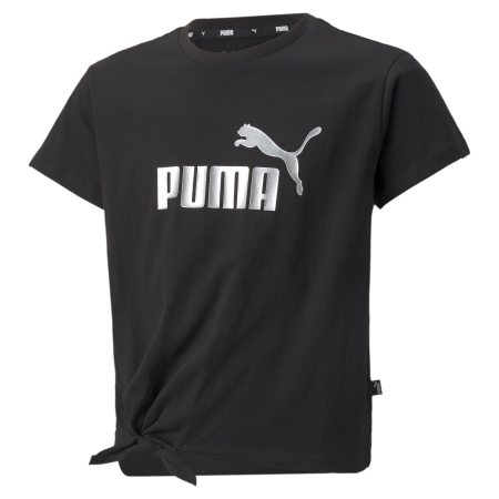 PUMA ESS+ Logo Knotted Tee G Damen Kids